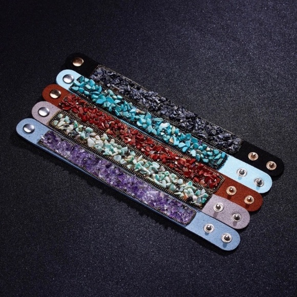 Blue Goldstone Spiritual Healing Bracelet - NEW - Picture 7 of 8